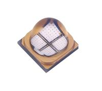ICYJRFHLTF 50pcs 3W 10W LED SMD 3535 6565 chip UV 365nm 395nm high Power Light Bead Ceramic Base Quartz Glass Lens (UV 395-400nm,10W SMD6565)