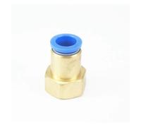 ICYJRFHLTF 5pc 1/2" Female to Fit Tube O/D 12mm Pneumatic Push in Connector Union Quick Release Air Fitting Plumbing