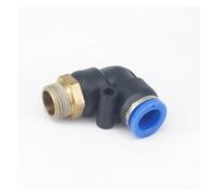 ICYJRFHLTF 5pc 1/4" Male to Fit Tube O/D 12mm Pneumatic Elbow Push in Connector Union Quick Release Air Fitting Plumbing
