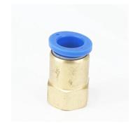 ICYJRFHLTF 5pc 1/8" Female to Fit Tube O/D 12mm Pneumatic Push in Connector Union Quick Release Air Fitting Plumbing