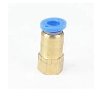 ICYJRFHLTF 5pc 1/8" Female to Fit Tube O/D 6mm Pneumatic Push in Connector Union Quick Release Air Fitting Plumbing