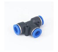ICYJRFHLTF 5pc Fit Tube O/D 10mm Pneumatic Tee 3 Way Push in Connector Union Quick Release Air Fitting Plumbing