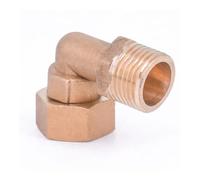 ICYJRFHLTF Brass 90 Degree Elbow DN15 1/2" Female To Male Union Pipe Fitting Adapter Coupling Connector