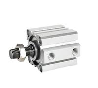 ICYJRFHLTF Pneumatic Cylinder SDA63 Series Bore 63mm Stroke 5/10/15/20/-100Bmm Small Square Thin Pneumatic Air Compact Cylinder Outer Teeth(SDA63x45-B) ICYJRFHLTF