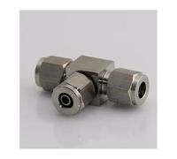 ICYJRFHLTF Qiuck Fit Hose O.DxI.D 10x8mm Equal Tee 3 Ways 304 Stainless Steel Hex Quick Joint Fitting Quick Connector
