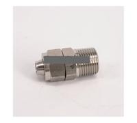 ICYJRFHLTF Qiuck Fit Hose O.DxI.D 6x4mm-1/8 Male 304 Stainless Steel Hex Quick Joint Fitting Quick Connector