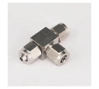 ICYJRFHLTF Qiuck Fit Hose O.DxI.D 6x4mm Equal Tee 3 Ways 304 Stainless Steel Hex Quick Joint Fitting Quick Connector
