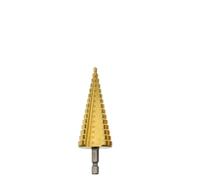 ICYJRFHLTF Step Drill Bits Spiral Straight Grooved Triangle Hex Quick Change Shank 1Pcs(Size:3-13mm(11 Steps)) ICYJRFHLTF