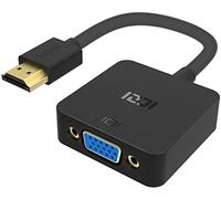 ICZI Convertitore audio Convertitore HDMI con cavo stereo da 3,5 mm compatibile con 3D per Blue-Ray Player, PC e PS4 Nero