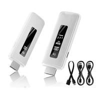 ICZI HDMI Wireless Trasmettitore e Ricevitore HDMI Senza Fili Doppia Banda 2.4/5GHz 164FT/50M con LED per Streaming Video Audio File da Laptop, PC a HDTV, Proiettore, Monitor