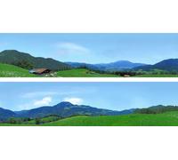 ID 235A Backscenes 00 Gauge 'Bavaria' 2 X 15" X 60" Rotoli In Tubo