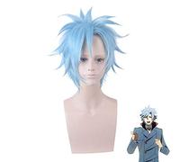 ID anime: INVADED Akihito Narihisago Parrucca cosplay in stile blu Sintetico resistente al calore Gioco di ruolo di Halloween