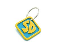 ID collare per cani e gatti Scooby - Portachiavi collare per cani e gatti, disponibile in varie misure, perfetto per Halloween e cosplay (medio)
