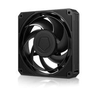 ID-COOLING AT-120-K 120mm Case Fan, ventola ad alta pressione statica | Blocco della ventola Zero RPM, 2 cuscinetti a sfera e motore ad anello chiuso, lama ad anello per alta resistenza