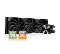ID-COOLING FX360 PRO 360mm AIO CPU Cooler, ventole ad alta efficienza | Copertura della pompa con motivo CD, tripla ventola ad alta efficienza da 120 mm, supporta Intel LGA1851/1700 e AMD AM5/AM4.
