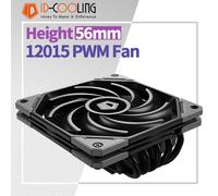 ID-COOLING IS-50X ITX Raffreddamento ad aria CPU Cooler 5 Tubi di calore 4Pin PWM 12015 Ventola per Intel LGA 1700 1200 AM4 AM5 Processore di raffreddamento