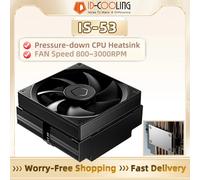 ID-COOLING IS-53 4 tubi di calore PC Cooler 4PIN PWM Ventola di raffreddamento CPU silenziosa per LGA1700/115X/1200 AMD AM5/AM4 Piccolo case ITX