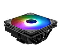 ID-COOLING IS-55 ARGB CPU Cooler Low Profile 57mm Altezza CPU Air Cooler ARGB 5 Heatpipes 120x120x15mm Slim Fan, ventola CPU per Intel LGA1700/115X/1200; AMD AM4/AM5, per desktop