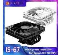 ID-COOLING IS-67-XT 6 tubi di calore 67mm dispositivo di raffreddamento CPU sottile a basso profilo per scheda madre Intel LGA 1700/1200/115X/2011 AMD AM4/AM5 ITX