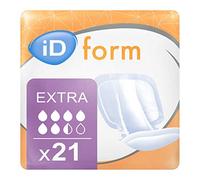 Ontex Id Expert Form Extra Pannoloni per Incontinenza, in Cotone Confortevole, Usa e Getta, Assorbimento Rapido, Protezione dalle Perdite, con Indicatore di Umidità, Controllo degli Odori, 1900 ml, Confezione da 21