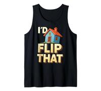Id Flip Quel Divertente Investitore Immobiliare Agente Agente Immobiliare Profitto Canotta