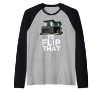 Id Flip Quel Divertente Investitore Immobiliare Agente Agente Immobiliare Profitto Maglia con Maniche Raglan