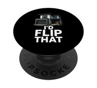 Id Flip Quel Divertente Investitore Immobiliare Agente Agente Immobiliare Profitto PopSockets PopGrip Adesivo