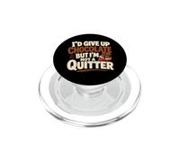 I'd Give Up Chocolate Funny Chocolate Amante Umorismo PopSockets PopGrip per MagSafe