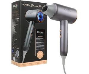 ID Italian Design - Asciugacapelli ionico professionale Cyclone Blue Ionic Power - Asciugacapelli con 2200 W di potenza, 3 modalità di calore, pulsante ad aria fredda, 3 velocità e funzione ionica
