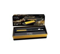 Piastra per capelli professionale in ceramica Gold Styler Volume Flat dal design italiano