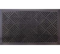 ID Mat Tappeto, Fibre Sintetiche, Nero, 75x45x0,95 cm