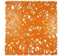 ID Opaco 323216 Mixy-Tappetino per lavello, in PVC, Colore: Arancione, 32 x 32 x 0,4 cm