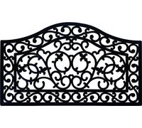 ID Opaco 4575 Ebano-Tappeto Zerbino Gomma, Colore: Nero, Dimensioni: 75 x 45 x 1,4 cm