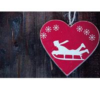 ID Opaco Montagna Boston Region, Fibre Sintetiche, Marrone Rosso, 40 x 60 x 0,5 cm