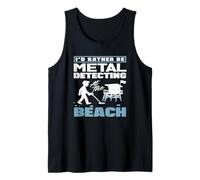 ID Piuttosto Essere Metal Detecting al Beach Hobby Canotta