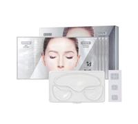 ID PLACOSMETICS Face Fit Plus Patch V3, Patch Idrogel 3D Coreani per Fronte e Contorno Occhi con Adesivo Microcorrente, Peptidi, Collagene e Acido Ialuronico, 4 Pezzi