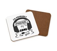 I'D Probaby Pausa My Gioco Per You Sottobicchiere Divertente Gamer Valentines