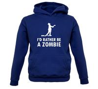 I'D Rather Be a Zombie - Bambini Felpa con Cappuccio / - Halloween Monster