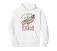 I'd Rather Be At The Lake Canoe Paddle Lake Life Felpa con Cappuccio