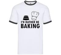 I'D Rather Be Baking - Uomo Suoneria - Pasticciere Torta Cakes Baking Hobby