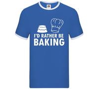 I'D Rather Be Baking - Uomo Suoneria - Pasticciere Torta Cakes Baking Hobby