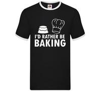 I'D Rather Be Baking - Uomo Suoneria - Pasticciere Torta Cakes Baking Hobby