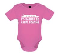 I'D Rather Be Canal Boating - Bambino T-Shirt / Body - Narrowboat Stretto Barca