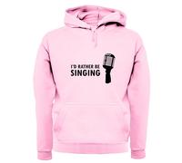 I'D Rather Be Cantando - Adulti Felpa/Maglione - Musica Pop Rock Microfono