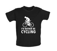 I'D Rather Be Ciclismo - Bambino T-Shirt / Body - Cycle Equipment Moto