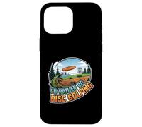 I'd Rather Be Disc Golfing Funny Disc Sport Custodia per iPhone 16 Pro Max