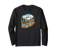 I'd Rather Be Disc Golfing Funny Disc Sport Maglia a Manica