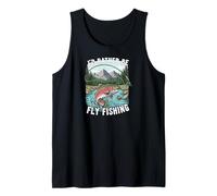 I'd Rather Be Fly Fishing Trout Mountains River Outdoors Canotta