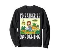 I'd Rather Be Gardening Funny Mother's Day Gardening Mom Felpa
