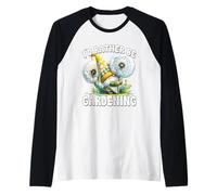 Id Rather Be Gardening Gnome For Summer Dandelion Flower Maglia con Maniche Raglan